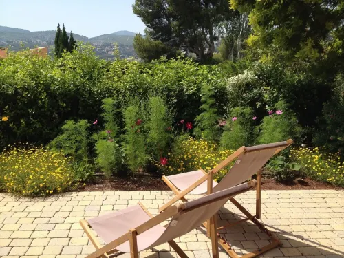 Bottom of independent 60m2 villa, 2 bedrooms, large terrace and golf ball - 3 Sao