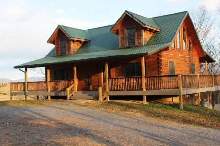 This property is located on a 65 acre farm on the Shenandoah River.