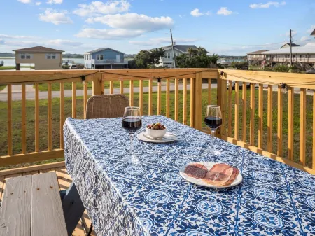 Water View House Topsail Beach with Golf Cart