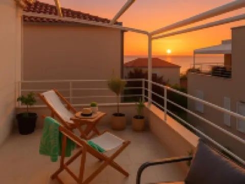 Sunny Resort apartment with seaview 1314 Hotels in Petrčane
