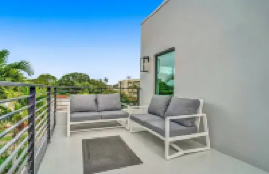 4卧室配有加熱游泳池 步行至Las Olas 5分鐘至海灘