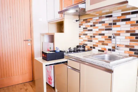 Modern Furnished Studio Room Cinere Bellevue Suites Apartment