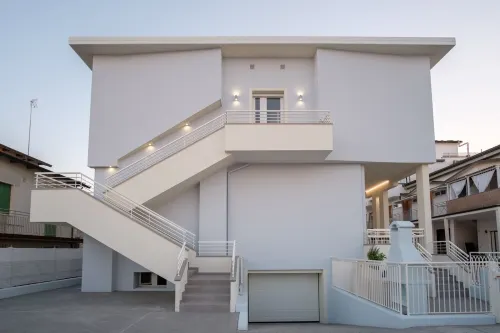 Industrial apartment directly on the beach of San Mauro Mare