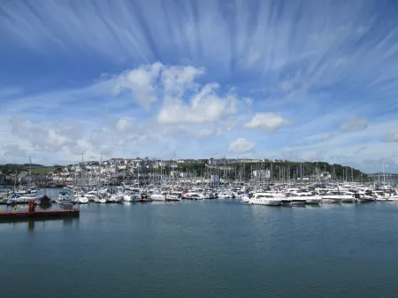 A modern and cosy apartment just yards from Brixham’s bustling harbourside