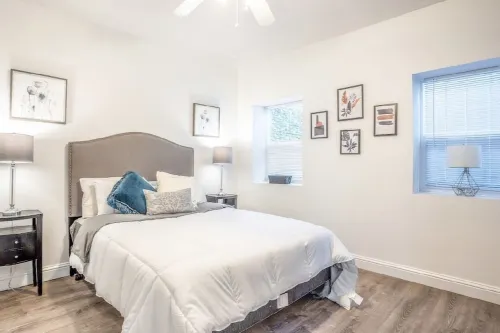 Enjoy a stylish  experience at this  Kick back and relax in a calm stylish space