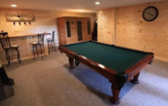 AS SEEN ON HGTV LOG CABIN LIVING USD150.00 GAME ROOM