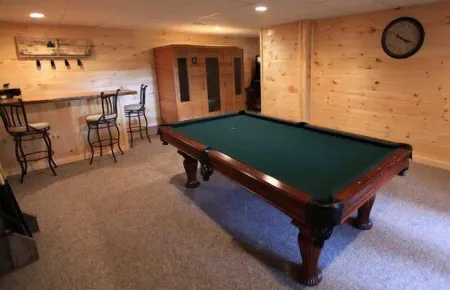 AS SEEN ON HGTV LOG CABIN LIVING USD150.00 GAME ROOM