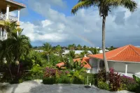 Tropical Oasis w/  pool, gym, king bed, wifi, AC & walk  to restaurants & beach