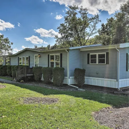 Charming Burdett Home with Grill, Gazebo and Yard