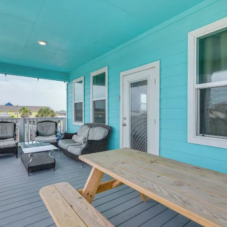Furnished Deck + Ocean Views: Surfside Beach Home