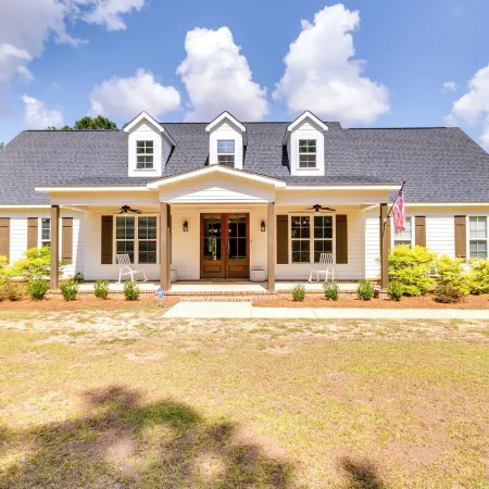 Stylish Hephzibah Home w/ Fire Pit & Theater Room!