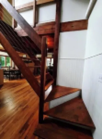 Outrange at Blue Heron Farm. Pet friendly cabin at waterfront farm!