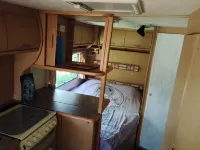 Uljanas caravana for 2 with view of the rescued horses Hotel a Barão de São João