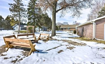 Beaver DAM Lake Retreat w/ Fire Pit & Dock!
