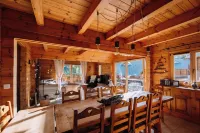 FAMILY CHALET AT LA JOUE DU LOUP, 50M FROM THE SLOPES FOR 14 PEOPLE