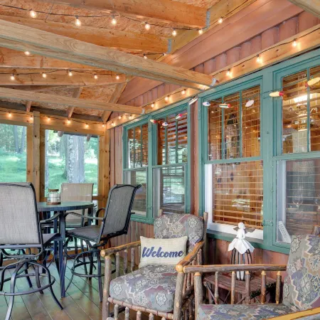 Dock, Lake & Beach Access! St Germain Duplex Cabin