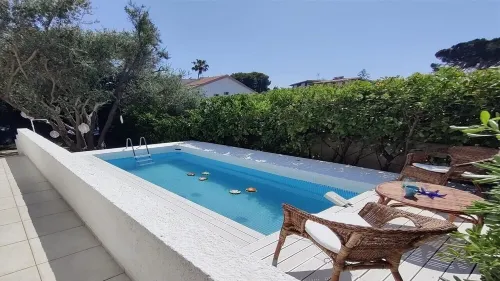 Pool Seaside Relais - Ville Ninfea, Marea, Rosa e Cassiopea - شرفة