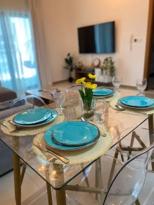 Luxury and Cozy 1-BHK W/ Huge Balconies, Pool & Gym near Silicon Central Mall Hotels in Dubai Silicon Oasis