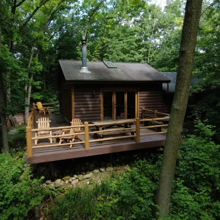 Hugel Hutte - Cozy cabin nestled in woods - Feels like a TreeHouse