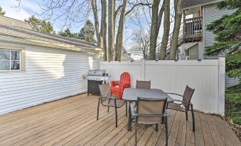 All-Season Grand Haven Getaway with Deck!