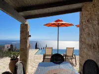 Spectacular Villa Antonio in Old Skala with Panoramic Sea and Mountain Views