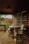 Stunning Blue Ridge Mountain View Cabin with Covered Hot Tub in Luray, VA