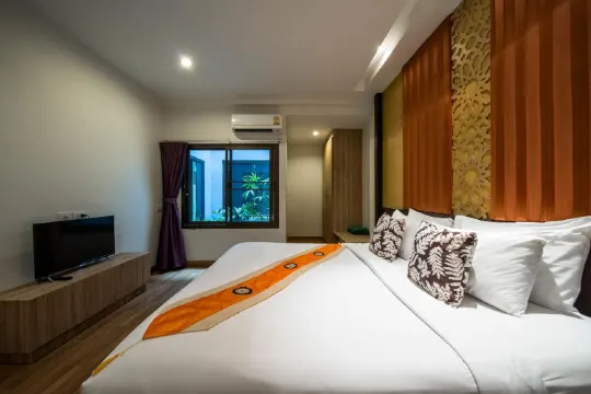 ห้องสวีทแบบหนึ่งห้องนอนพร้อมวิวทะเล