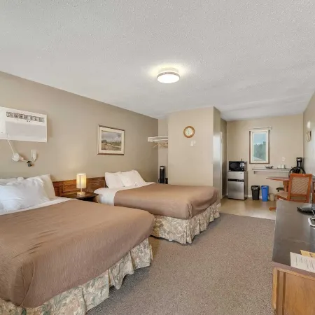 Badlands Motel Отели в г. Драмеллер