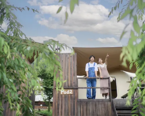 Dot Glamping Fuji Öffentliche Flächen Photos