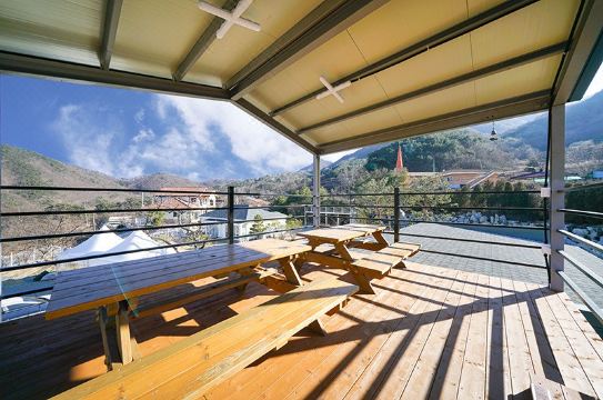 천년의하루 펜션의 아름다운 주변 풍경