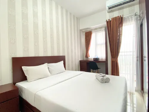 Well Furnished Studio Apartment at Transpark Juanda Bekasi Timur by Travelio