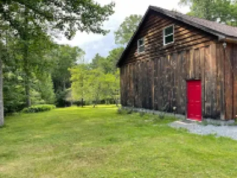 Log Cabin at the Goat Sanctuary, Healing for Humans and Animals