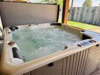 Cozy pet friendly house with a great outdoor space, and fully stocked kitchen.