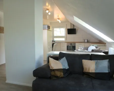 Beautiful top floor apartment surrounded by vineyards Hoteles en Offenburg