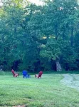Star glazing Tiny house off grid peaceful Stone Mountain State Park and Fire pit