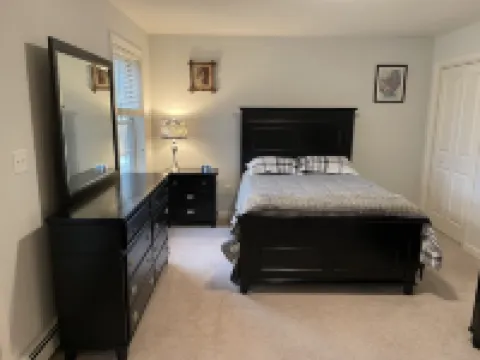 Five miles from the beach, newly remodeled home with lots of privacy.