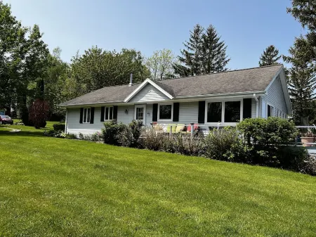 Stunning Lake Views From This Artistic Getaway