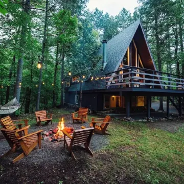 A-frame w/ sauna near Whiteface & Lake Placid, NY