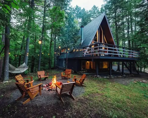 A-frame w/ sauna near Whiteface & Lake Placid, NY Hotels in Jay