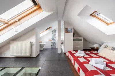Charming Prague Apartment in Vršovice with Roof Terrace Hotels in Prague 10