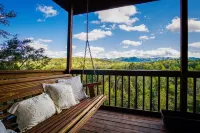 Cliffhanging Cabin over French Broad River between Hot Springs, NC and Gatlinburg Tn