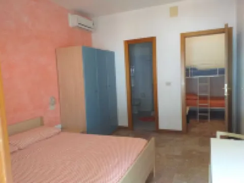 Quadruple Room for a Totally Relaxing Holiday 20 Meters from the Sea