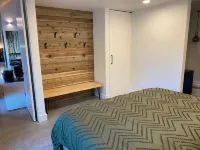 Modern rustic getaway located on the Stillwater River