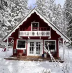 Cabin Vibes & Family Friendly w-Private Hot Tub Steps to Rainier - Alppimaja
