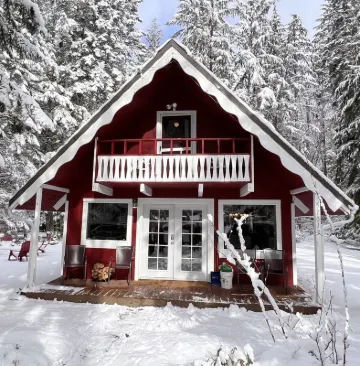 Cabin Vibes & Family Friendly w-Private Hot Tub Steps to Rainier