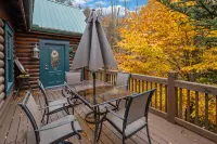 Mountain Escape with Game Room and Hot Tub - Charming Log Haven