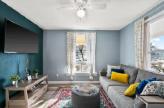 Charming Backyard BBQ Zone and Stylish Interiors - Delightful Retreat