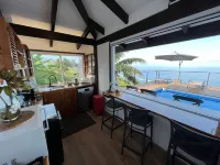 Tahiti, quiet air-conditioned tropical villa, marvelous lagoon and mountain view