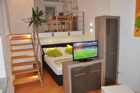 Live and sleep right on the Main at the gates of Bamberg World Heritage