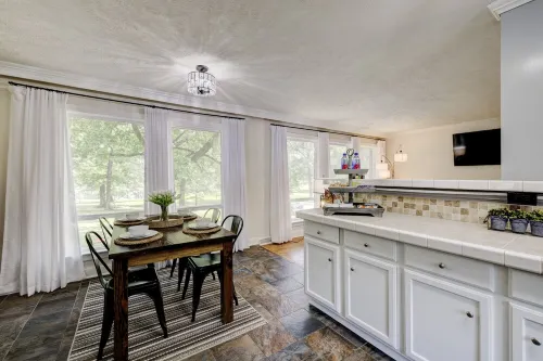 Spacious home with basement. City park steps away. Cleaning fee included.